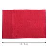 Alfombra De Chenille Para Baño, Color Fucsia (60 X 90 Cm) - Msv.