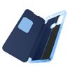 Funda Wiko Power U30 Ventana Translúcida Smart Folio Wiko Azul Oscuro