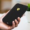 Funda Iphone X / Xs De Piel Auténtica Billetera Ferrari - Negra