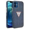 Funda Iphone 12 / 12 Pro Guess Jeans Series Efecto Denim - Azul Oscuro