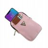 Funda Bolso Guess Para Teléfono Modelo Nylon Color Rosa Con Logo Triángulo Gupbntmllp