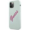 Funda Guess Vintage De Silicona Para Iphone 12 | 12 Pro Color Turquesa