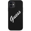 Funda Guess Vintage De Silicona Para Iphone 12 Mini Color Negro