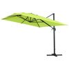 Parasol Lateral De Jardín En Aluminio - Sun 4- Rectangular- 3 X 4 M - Verde