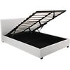 Cama En Pvc "carla" - 140 X 190 Cm - Blanco