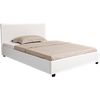 Cama En Pvc "carla" - 140 X 190 Cm - Blanco