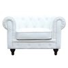 Sillón Chesterfield "aliza" - Blanco