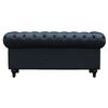 Sofá Chesterfield "aliza"- 2 Plazas - Negro