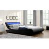 Cama Led "natacha" - 140 X 190 Cm - Negro