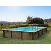 Piscina Rectangular De Madera "oceano" - 9.20 X 5.20 X 1.44 M