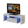 Mueble Tv Led Borda - 130 X 34 X 45 Cm - Blanco