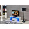 Mueble Tv Led Borda - 130 X 34 X 45 Cm - Blanco