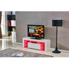 Mueble Tv Led Borda - 130 X 34 X 45 Cm - Blanco