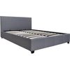 Cama En Pvc "carla" - 160 X 200 Cm - Gris