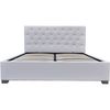 Cama Doble Con Cofre "tino" 140 × 190 Cm - Blanco