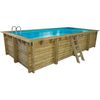 Piscina Rectangular De Madera "tobago" - 6,20 X 3,00 X 1,31 M