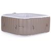 Spa Hinchable "monac" - Con Tira De Luz - 6 Plazas - Topo/crema