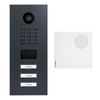 Videoportero Ip 3 Timbres + 1 Timbre + Montaje Empotrado - Doorbird D2103v Antracita