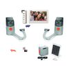 Maestro Start Kit 200 Automatismo Para Cancelas Batientes + Videoteléfono Mira 100 Y Kit Solar - Nice Home