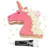 Cortador De Galletas De Acero Inoxidable Xxl Unicornio + Tubo De Glase