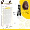 Molde De Chocolate Para 6 Huevos + Tubo De Glaseado Negro