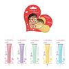 Kit De Galletas En Relieve Con Forma De Corazón + 5 Bolígrafos De Choc