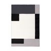 Alfombra Salón Geometric Graphic Patterns Soft Black White 150x200cm
