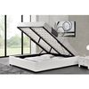 Cama Blanca Con Caja De Almacenaje 140x190 Kennington