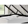 Cama Blanca Con Caja De Almacenaje 140x190 Kennington