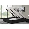 Cama Negra Con Caja De Almacenaje 160x200 Kennington