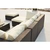 Conjunto De Jardín Modular 13/14 Personas Negro/blanco Stalla