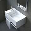 Mona G - Lavabo De Mano Suspendido Rectangular - Lavabos