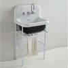 Lavabo De Cerámica Retro - 60 Cm - True Colors - Negro (nero 9005)