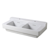 Industrialis - Lavabo Cerámica Blanco Retro - Lavabos - 110x50x27cm