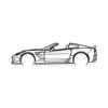 Decoración De Pared De Metal - Corvette C7 Z06 - Decoración De Pared - 80cm