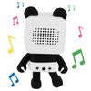 Altavoz Bluetooth Panda Bailón Naranja Con Micrófono Inalámbrico De Mob