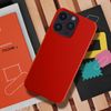 Carcasa Iphone 14 Pro Max Híbrida Semi Rígida Fina Ligera Suave Moxie Rojo