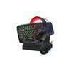 Pack De 5 Piezas Pro Gamer Warriors: Teclado, Ratón, Alfombrilla, Auriculares Y Adaptador