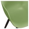 Yanice-silla Verde Patas Metal Negro (x2)