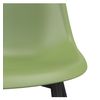 Ester-silla Verde Y Metal Negro (x4)