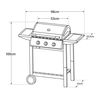 Barbacoa De Gas 3 Quemadores De 8,4 Kw - Lofoten