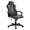 Silla Gaming De Oficina Crash Negra Y Gris