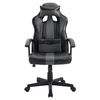 Silla Gaming De Oficina Crash Negra Y Gris