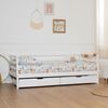 Cama Para Niños 190 X 90 Cm Con Cajones Jules