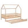 Cama Cabaña Nido De Madera Marceau Para Niños 190x90cm