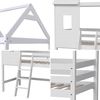 Cama Infantil De Entrepiso 190x90cm Blanco Margot