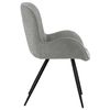 Silla De Chenilla Eva Gris