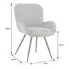 Silla De Chenilla Eva Gris