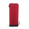 Papelera N°722 Les Collectors 30l - Rojo, Cubo Extraible, Pedal En Metal