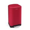 Papelera N°722 Les Collectors 30l - Rojo, Cubo Extraible, Pedal En Metal